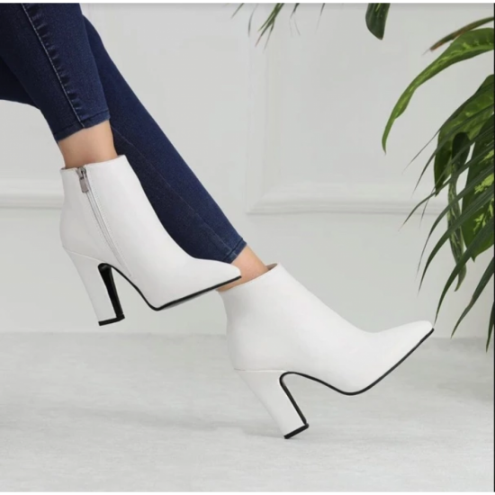 2021 Winter Fashion Women Boots Beige Pointed Toe Elastic Ankle Boots Heels Shoes Autumn Winter Female Socks Original Leather 2021 Winter Fashion Women Boots Beige Pointed Toe Elastic Ankle Boots Heels Shoes Autumn Winter Female Socks Original Leather